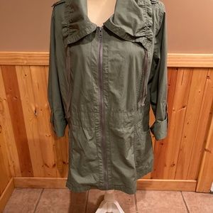 S DECREE green long jacket unisex size 2XL